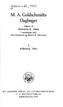 M.A. Goldschmidts Dagbøger