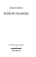 Kritik der Geschichte