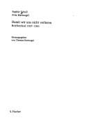 Damit wir uns nicht verlieren