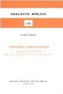 I testi del libro di Ester