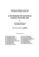 A synthesis of national family policies 1995