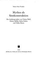 Mythos als Sinnkonstruktion