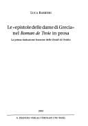Le " epistole delle dame di Grecia" nel Roman de Troie in prosa