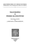 Traversées de Pierre Klossowski
