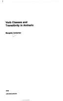 Lincom Studies in Afro-Asiatic Linguistics, vol. 6: Verb classes and transitivity in Amharic