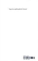 Kritisches Jahrbuch der Philosophie, vol. 7: Gegen das 'unphilosophische Unwesen'