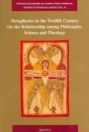 Metaphysics in the twelfth century