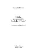 Chi ha ammazzato Isabella d'Este?