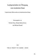 Landgemeinden im Übergang zum modernen Staat