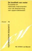 De kwaliteit van water