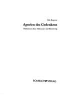 Aporien des Gedenkens
