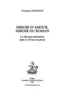 Miroir d'amour, miroir du roman