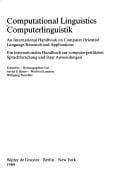 Computational Linguistics