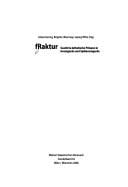 Wiener Slawistischer Almanach. Sonderband 63: Fraktur: gest orte  asthetische Pr asenz in Avantgarde und Sp atavantgarde