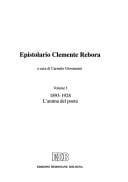 Epistolario Clemente Rebora