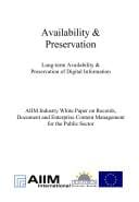 Availability & preservation