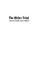 The Hilter trial before the People's Court in Munich