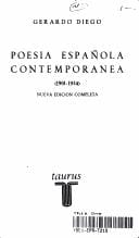 Poesia española contemporanea (1901-1934)