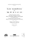 Los nombres de México