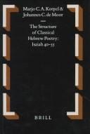 The structure of classical Hebrew poetry