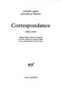 Correspondance, 1892-1945