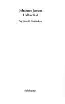 Edition Suhrkamp, Band 2380: Halbschlaf. Tag Nacht Gedanken