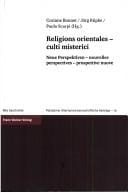 Religions orientales, culti misterici