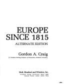 Europe since 1815