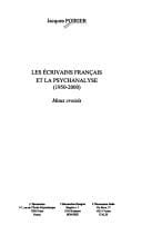 Les écrivains français et la psychanalyse (1950-2000)