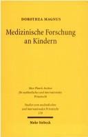 Medizinische Forschung an Kindern
