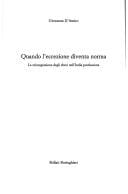 Quando l'eccezione diventa norma