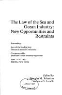 Law of the Sea and Ocean Industry
