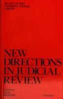 New directions in judicial review