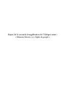 Enjeu de la seconde évangélisation de l'Afrique noire