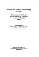 Deutsche Literatur und Kultur vom Nachmärz bis zur Gründerzeit in europäischer Perspektive