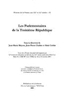 Les parlementaires de la Troisième République