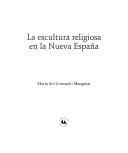 La escultura religiosa en la Nueva España