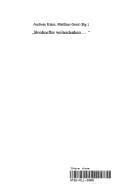 "Bonhoeffer weiterdenken - "