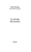 La révolte des accents