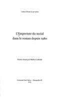 L'empreinte du social dans le roman depuis 1980