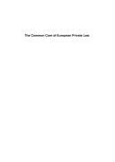 The Common core of European Private Law