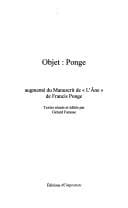 Objet-- Ponge
