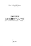 Leopardi e l'altro Vesuvio
