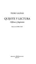 Quijote y lectura