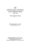Epistolario amoroso con Josefina Bros