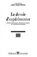 Le devoir d'expérimenter