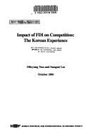 Impact of FDI on competition