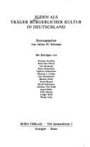 Juden als Träger bürgerlicher Kultur in Deutschland