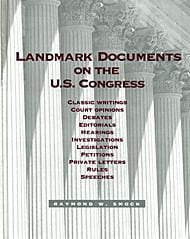 Landmark documents on the U.S. Congress
