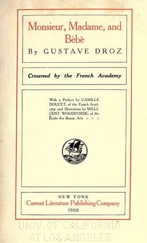 Monsieur, Madame and Bebe